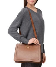 COCCINELLE C-ME CALF Handbag, with shoulder strap cognac - Women’s Bags - 5