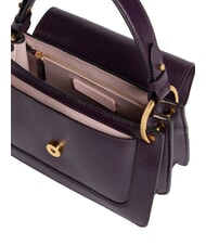 COCCINELLE C-ME CALF COCKER Small leather bag with shoulder strap plums - Women’s Bags - 4