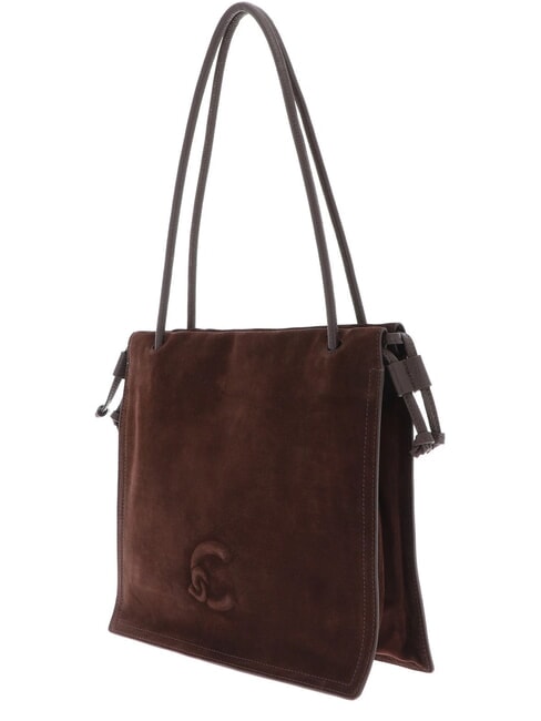 DULSE SUEDE Suede shoulder bag brunette - Women’s Bags