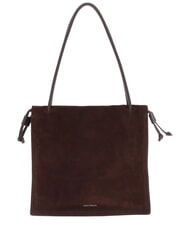 COCCINELLE DULSE SUEDE Suede shoulder bag brunette - Women’s Bags - 3