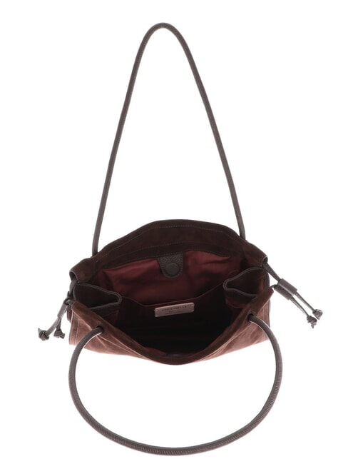 DULSE SUEDE Suede shoulder bag brunette - Women’s Bags