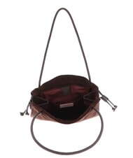 COCCINELLE DULSE SUEDE Suede shoulder bag brunette - Women’s Bags - 4