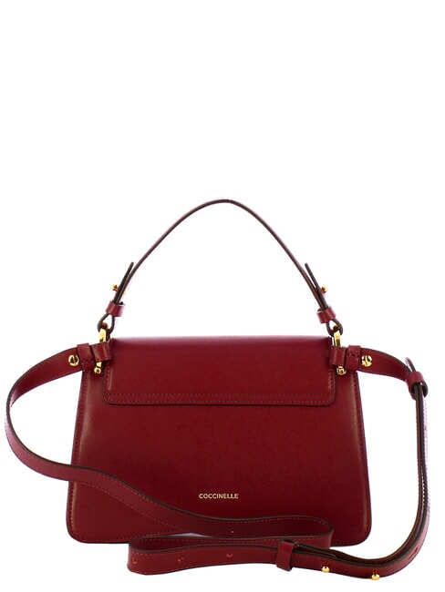 C-ME CALF COCKER Small leather bag with shoulder strap currant - Women’s Bags