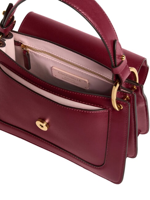 C-ME CALF COCKER Small leather bag with shoulder strap currant - Women’s Bags