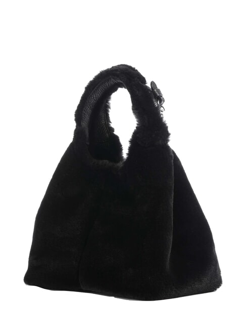 C-EASY FUR Mini handbag with shoulder strap Black - Women’s Bags