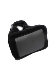 COCCINELLE C-EASY FUR Mini handbag with shoulder strap Black - Women’s Bags - 4