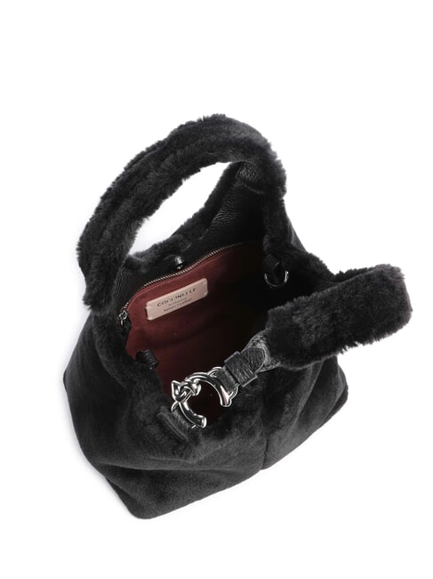 C-EASY FUR Mini handbag with shoulder strap Black - Women’s Bags