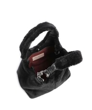 COCCINELLE C-EASY FUR Mini handbag with shoulder strap Black - Women’s Bags - 5