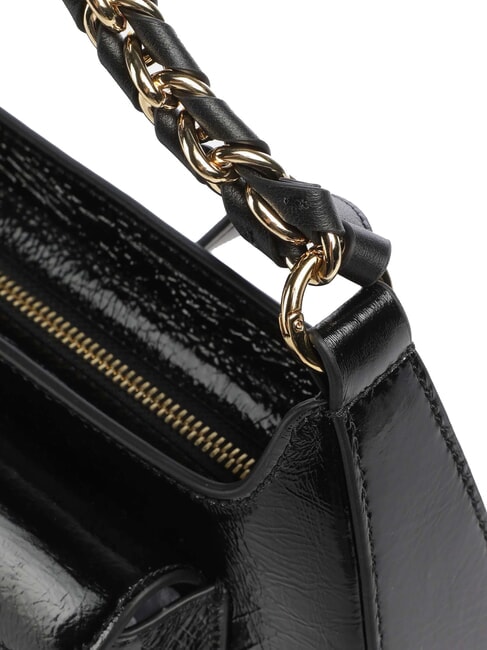BEAT GENERATION SHINY WRINKLED Shoulder bag, with shoulder strap Black - Women’s Bags