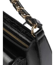 COCCINELLE BEAT GENERATION SHINY WRINKLED Shoulder bag, with shoulder strap Black - Women’s Bags - 3