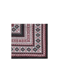 COCCINELLE NORDIC FRAMES Silk scarf MULTICOLOR NOIR - Scarves - 2