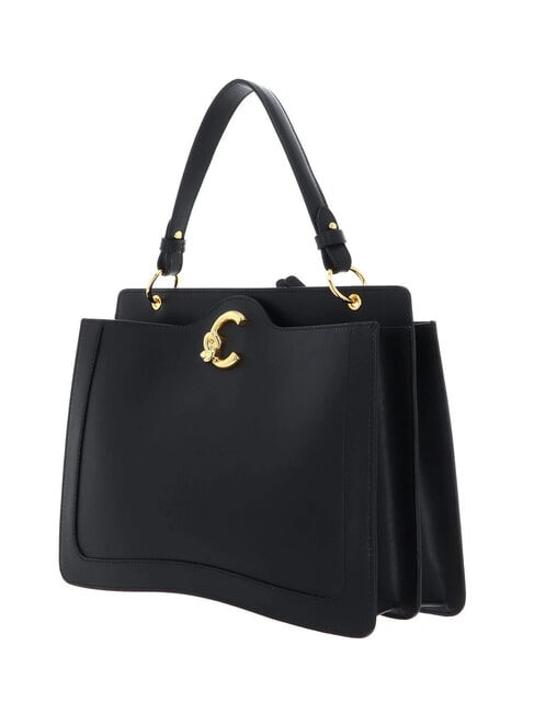 C-ME CALF Handbag, with shoulder strap Black - Women’s Bags