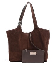 COCCINELLE C-EASY SUEDE Suede shoulder bag - Women’s Bags