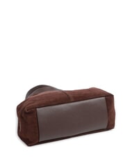 COCCINELLE C-EASY SUEDE Suede shoulder bag brunette - Women’s Bags - 4