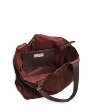 COCCINELLE C-EASY SUEDE Suede shoulder bag brunette - Women’s Bags - 5