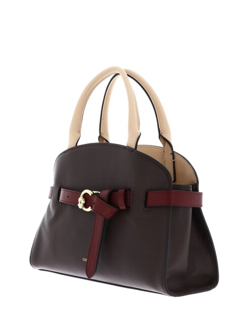 SABINE Handbag, with shoulder strap, in leather brunet/betu/rib - Women’s Bags