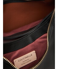 COCCINELLE BOHEME GRANA DOUBLE Large leather shoulder bag noir/cognac - Women&rsquo;s Bags - 4
