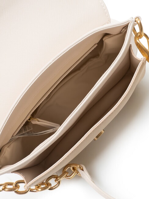 UNIKA Small shoulder bag with flap ecru/beige - Women’s Bags