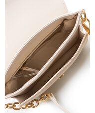 MARIO VALENTINO UNIKA Small shoulder bag with flap ecru/beige - Women’s Bags - 5