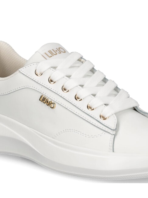 CASPER 01 Leather sneakers white/black - Women&rsquo;s shoes