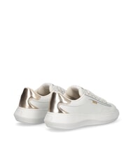 LIUJO CASPER 01 Sneakers with laminated insert white / light gold - Women’s shoes - 5