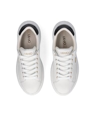 LIUJO CASPER 01 Leather sneakers white/black - Women&rsquo;s shoes - 3
