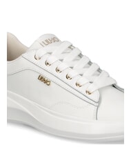 LIUJO CASPER 01 Leather sneakers white/black - Women’s shoes - 4