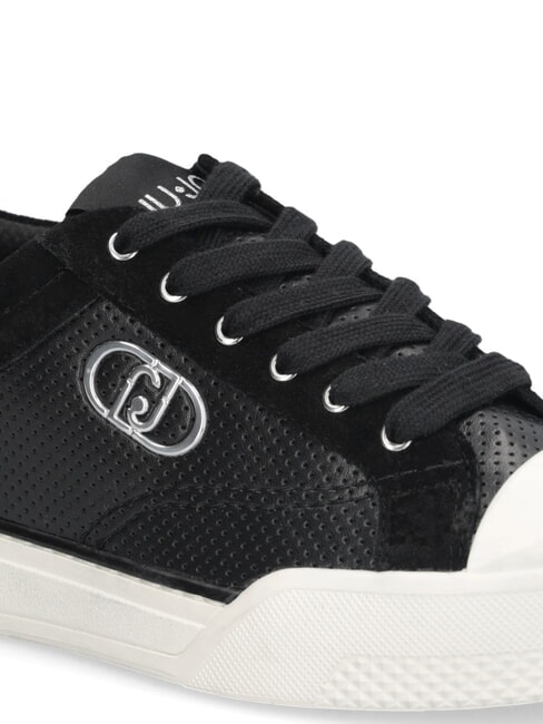 BENSON 01 Micro-perforated sneakers black - Women’s shoes