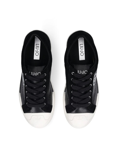 BENSON 01 Micro-perforated sneakers black - Women’s shoes