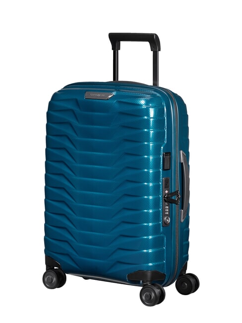 PROXIS Hand luggage trolley 55/20 expandable petrolblue - Hand luggage