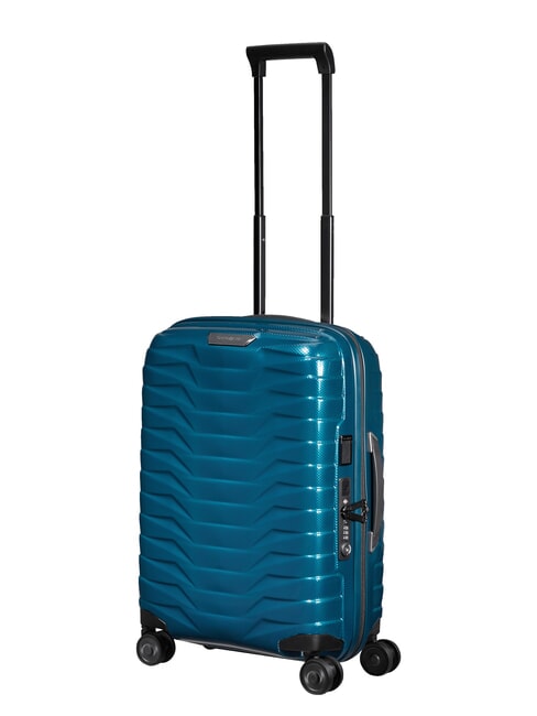 PROXIS Hand luggage trolley 55/20 expandable petrolblue - Hand luggage