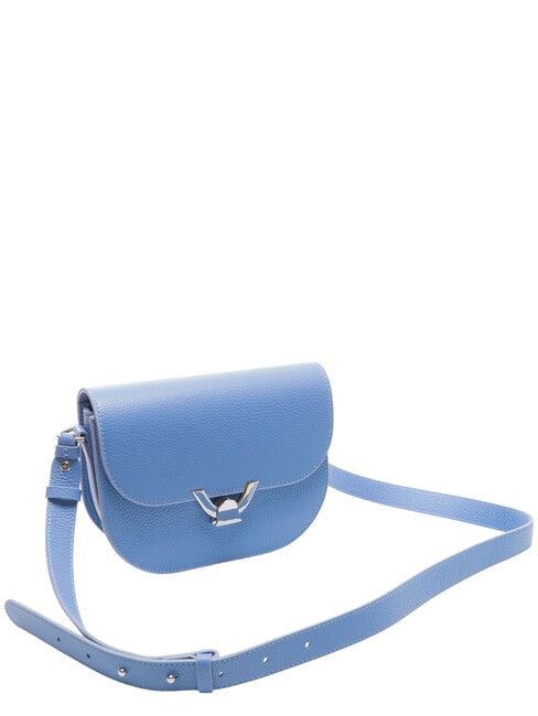 DEW Mini shoulder bag, in leather blue - Women’s Bags