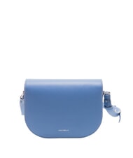 COCCINELLE DEW Mini shoulder bag, in leather blue - Women’s Bags - 4