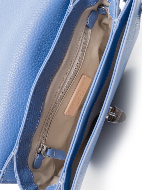 DEW Mini shoulder bag, in leather blue - Women’s Bags