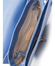 COCCINELLE DEW Mini shoulder bag, in leather blue - Women’s Bags - 5