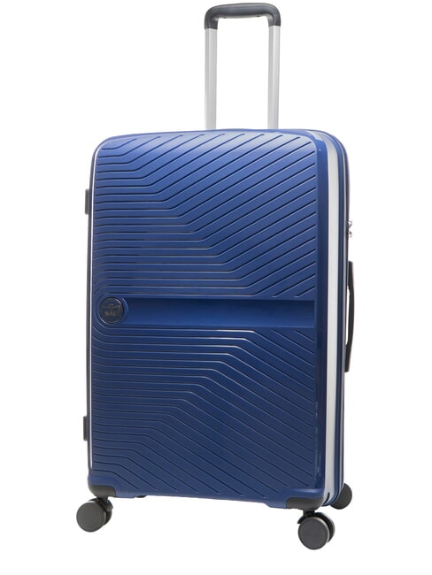 SLIDE Large, expandable trolley royal blue - Rigid Trolley Cases