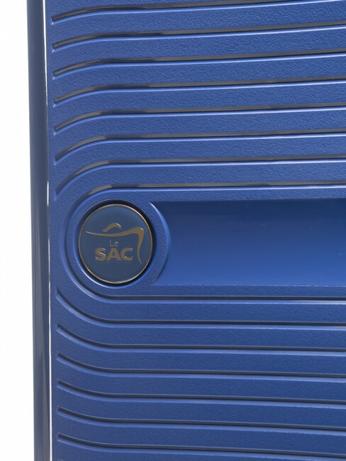 SLIDE Large, expandable trolley royal blue - Rigid Trolley Cases