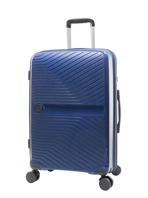 SLIDE Medium Trolley, Expandable royal blue - Rigid Trolley Cases