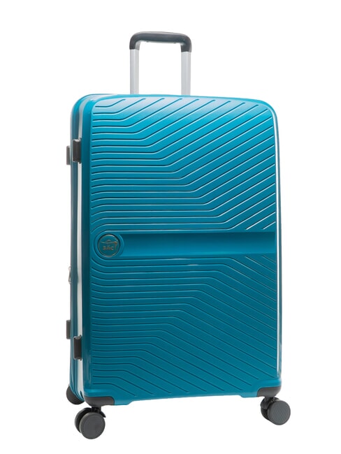 SLIDE Large, expandable trolley malachite blue - Rigid Trolley Cases