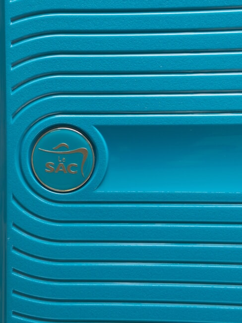 SLIDE Large, expandable trolley malachite blue - Rigid Trolley Cases