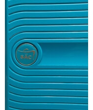 LESAC SLIDE Large, expandable trolley malachite blue - Rigid Trolley Cases - 7