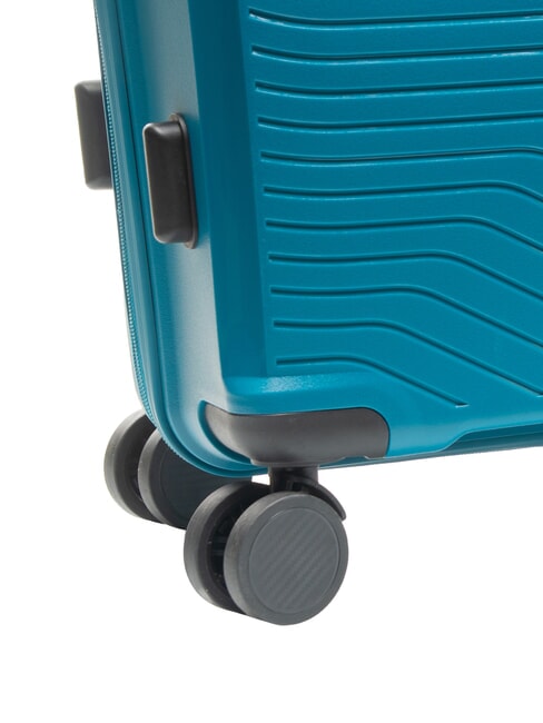 SLIDE Large, expandable trolley malachite blue - Rigid Trolley Cases