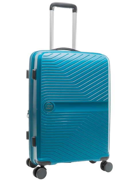 SLIDE Medium Trolley, Expandable malachite blue - Rigid Trolley Cases