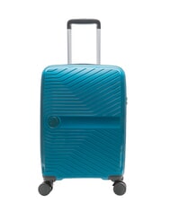 LESAC SLIDE Cabin Set + Medium and Large expandable, ultra-resistant malachite blue - Rigid Trolley Cases - 5