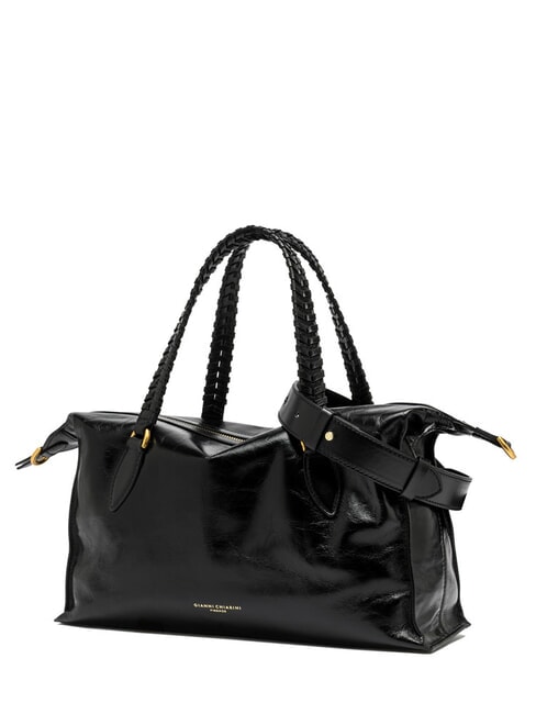 ROXY Leather handbag with shoulder strap Black - Women’s Bags