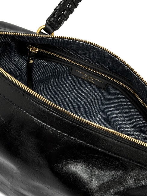 ROXY Leather handbag with shoulder strap Black - Women’s Bags