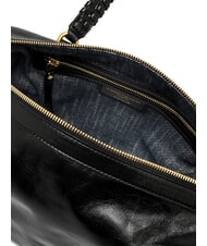 GIANNI CHIARINI ROXY Leather handbag with shoulder strap Black - Women’s Bags - 5