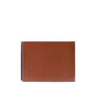 PIQUADRO BLUE SQUARE  Medium Leather Wallet BROWN - Men&rsquo;s Wallets - 3