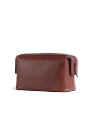 PIQUADRO BLACK SQUARE Leather Beauty Case - Beauty Case