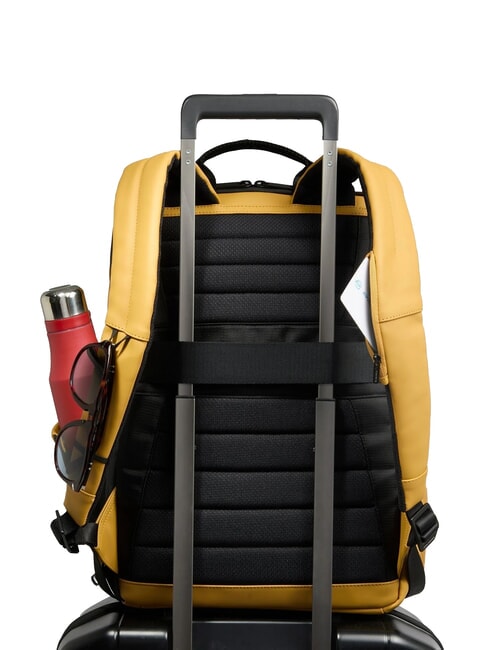 CORNER SPECIALE GOMMATO 15.6" laptop backpack Yellow - Laptop backpacks